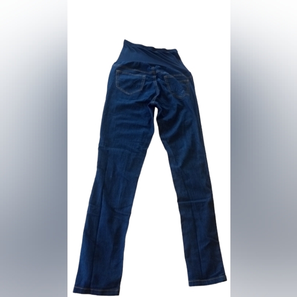 Womens Times Two Denim Over Belly Straight Leg Maternity Jeans Size Small - Picture 2 of 6